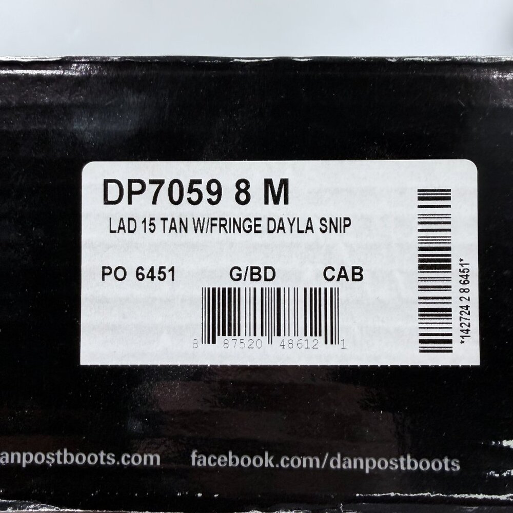 Dan Post Dayla Cowgirl Leather Boots - Picture 14 of 16